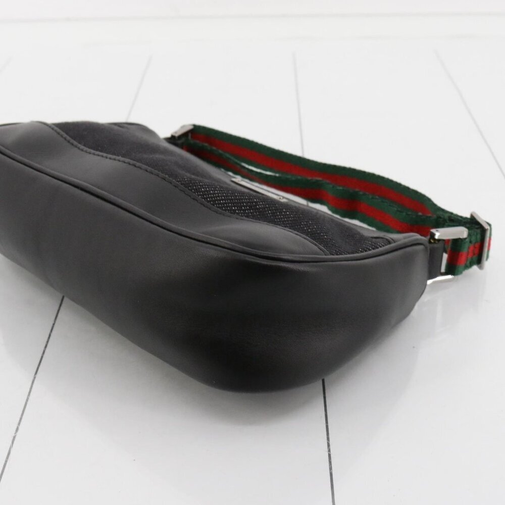 Gucci Vintage Denim Mini Web Pochette - Picture 10 of 16